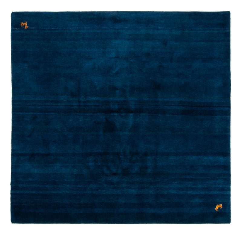 Gabbeh Teppich - Indus quadratisch  - 261 x 246 cm - dunkelblau