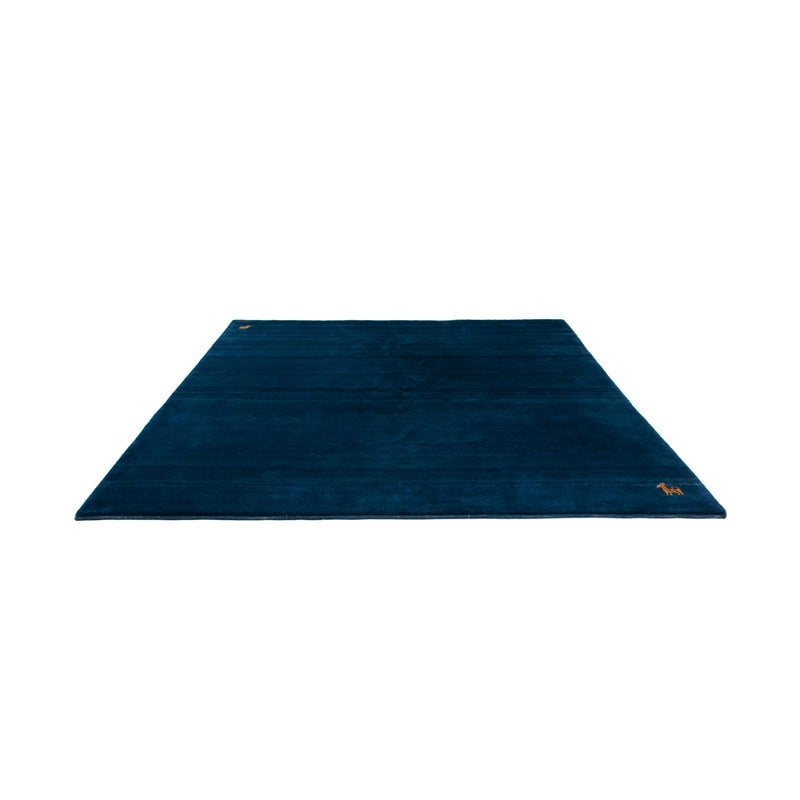 Gabbeh Teppich - Indus quadratisch  - 261 x 246 cm - dunkelblau