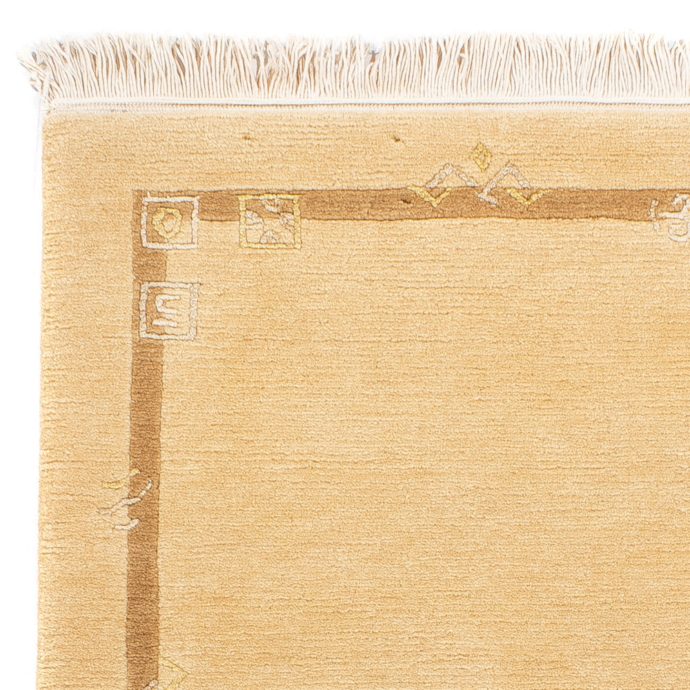 Nepal Teppich - Royal - 141 x 72 cm - beige