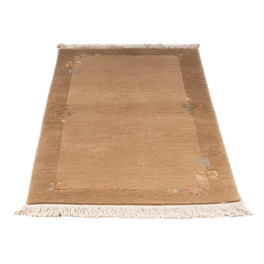Nepal Teppich - Royal - 141 x 73 cm - hellbraun