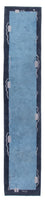 Läufer Nepal - 337 x 73 cm - blau