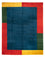 Gabbeh Teppich - Indus - 398 x 291 cm - blau