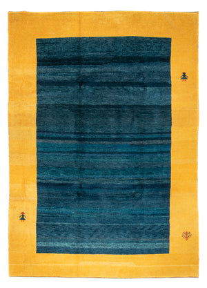 Gabbeh Teppich - Indus - 349 x 246 cm - blau