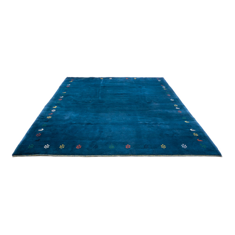 Gabbeh Teppich - Indus - 395 x 313 cm - blau