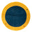 Gabbeh Teppich - Indus rund  - 195 x 195 cm - blau