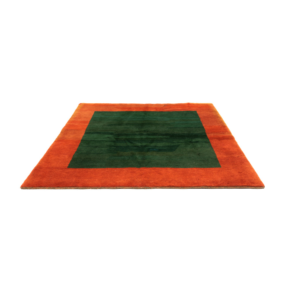 Gabbeh Teppich - Indus quadratisch  - 205 x 196 cm - grün