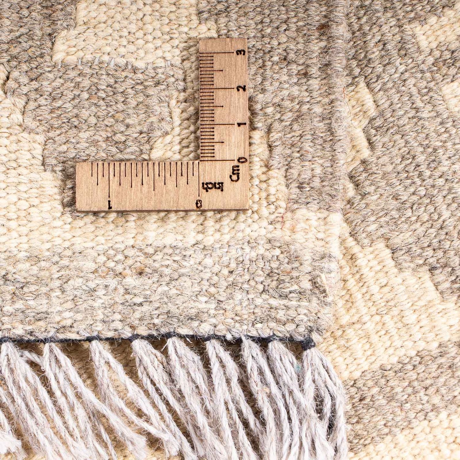Kelim Teppich - Splash 182 x 115 cm - beige