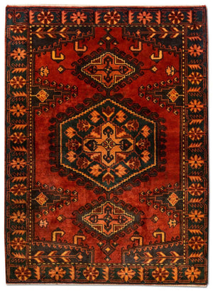 Perserteppich - Nomadic 157 x 113 cm - rost