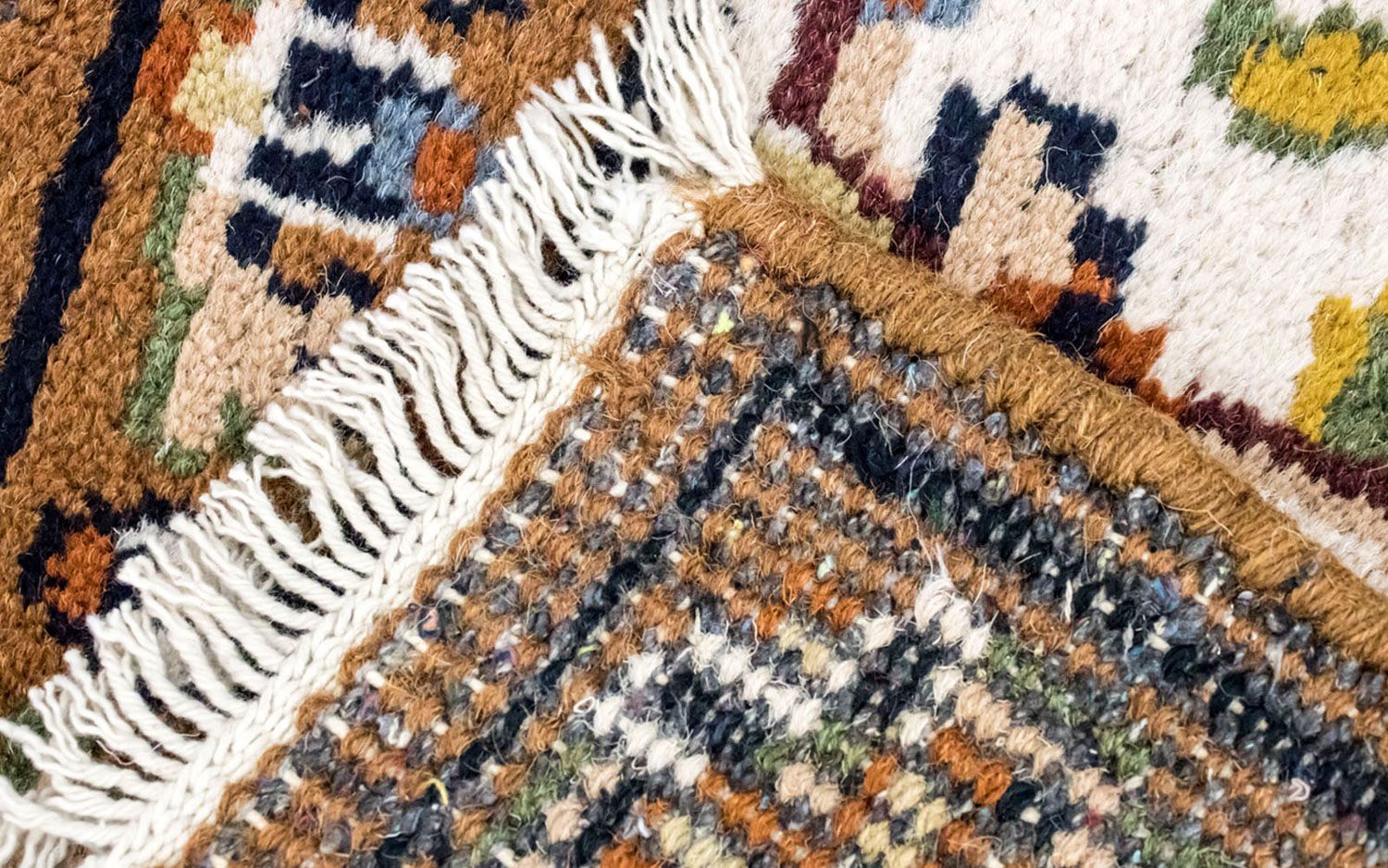 Orientteppich 90 x 60 cm - beige
