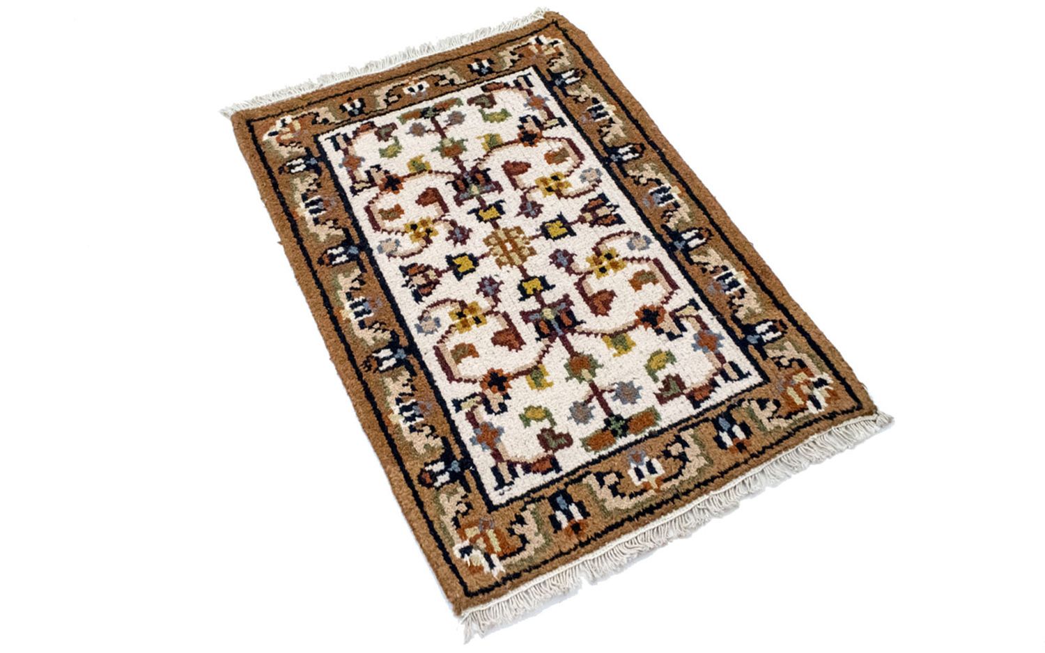 Orientteppich 90 x 60 cm - beige