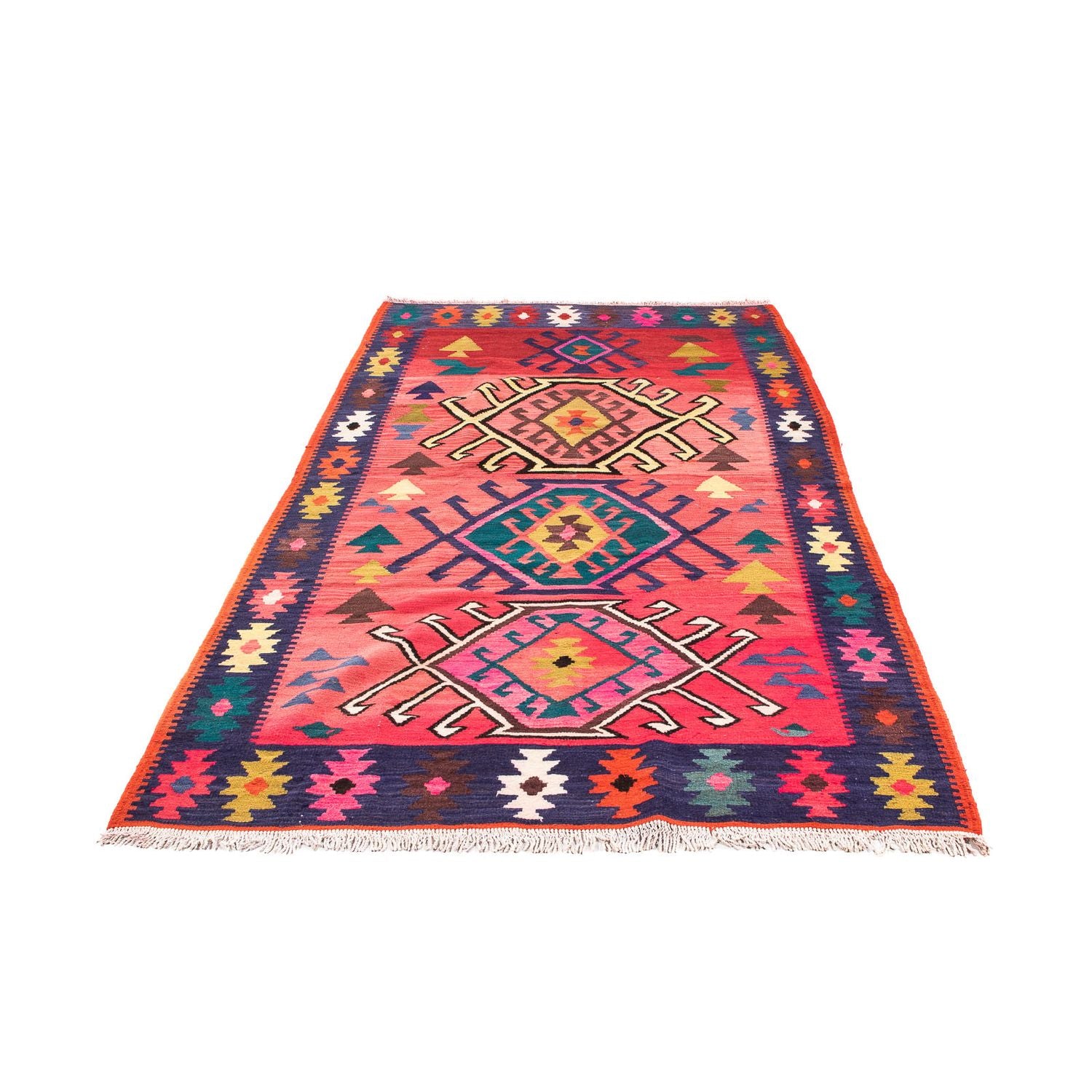 Kelim Teppich - Old 250 x 150 cm - mehrfarbig
