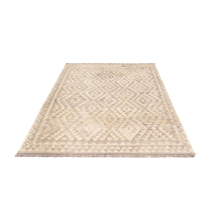 Kelim Teppich - Splash 210 x 154 cm - beige