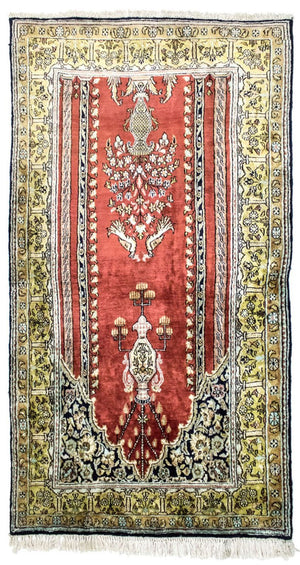 Seidenteppich - Kayseri 137 x 77 cm Teppichbrücke