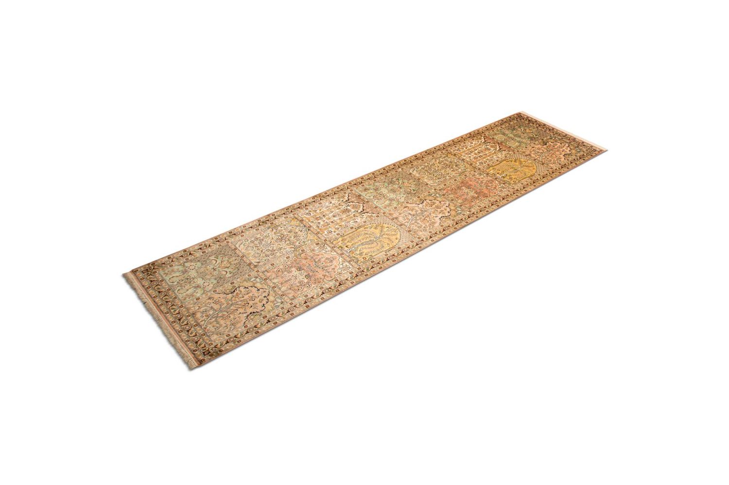 Seidenteppich - Kaschmir Seide 316 x 77 cm Teppichläufer