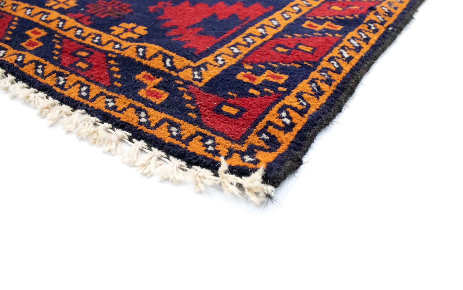 Belutsch Teppich 138 x 85 cm - blau