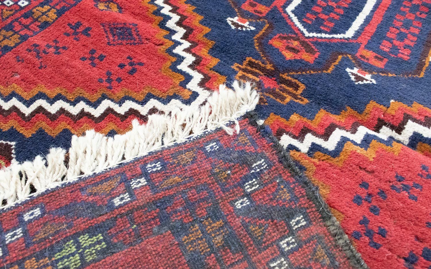 Belutsch Teppich 129 x 78 cm - rot