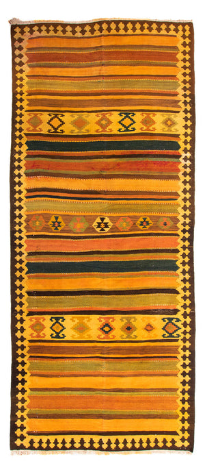 Kelim Teppich - Old 355 x 160 cm - mehrfarbig