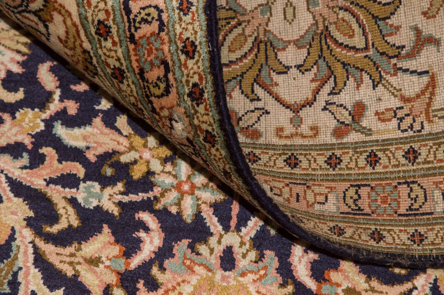 Seidenteppich - Kaschmir Seide 285 x 183 cm Wohnzimmer Teppich