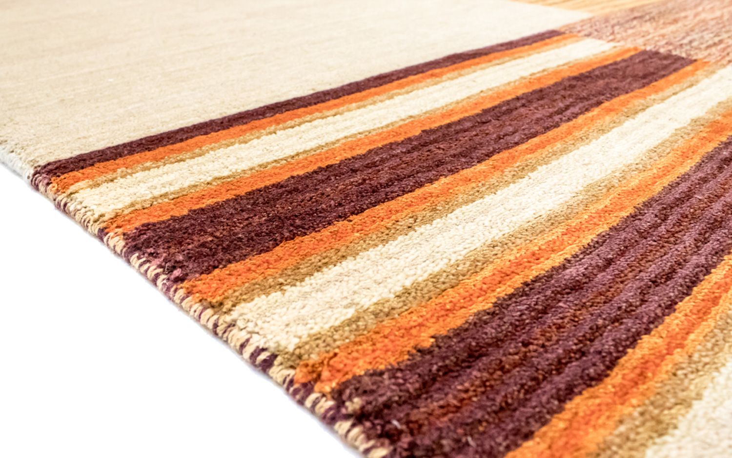 Wollteppich 237 x 154 cm Teppich Wohnzimmer