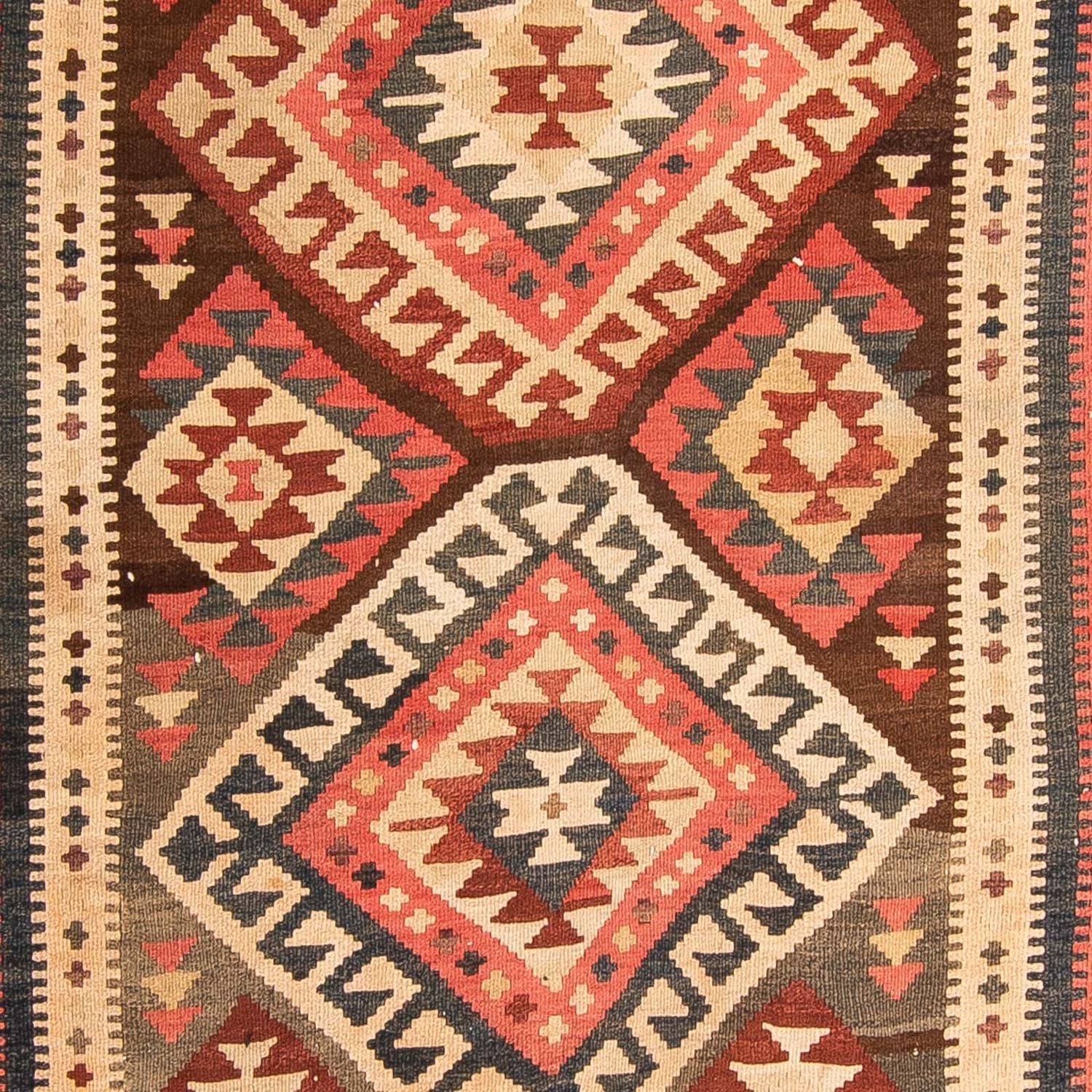 Kelim Teppich - Old 402 x 135 cm - mehrfarbig