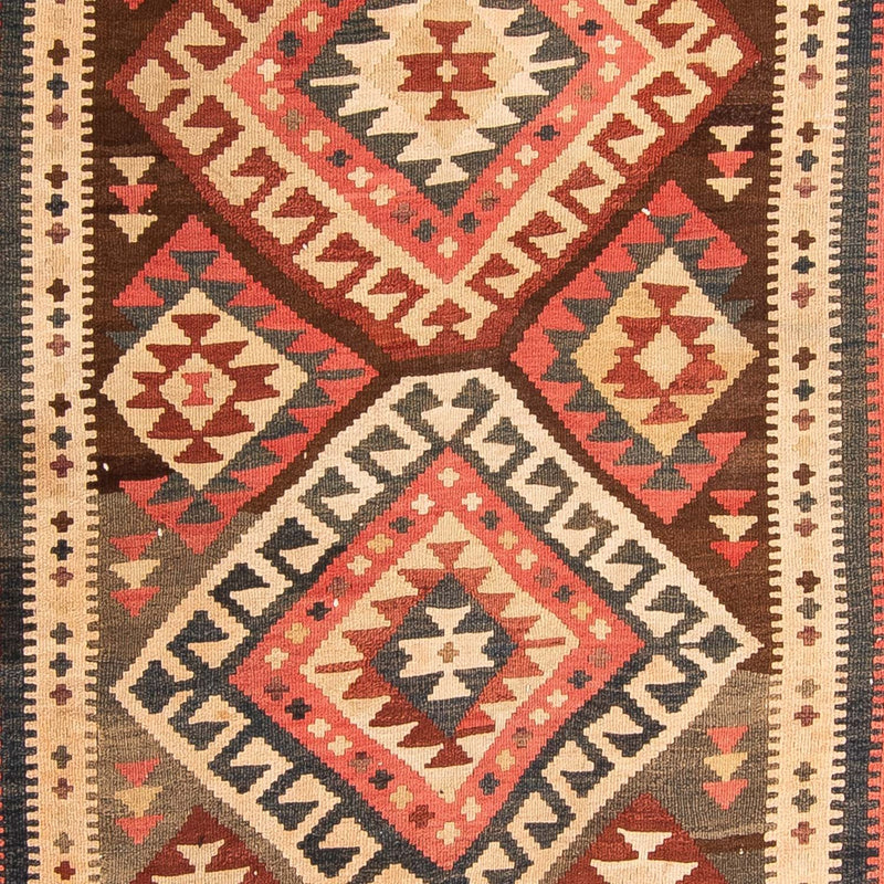 Kelim Teppich - Old 402 x 135 cm - mehrfarbig
