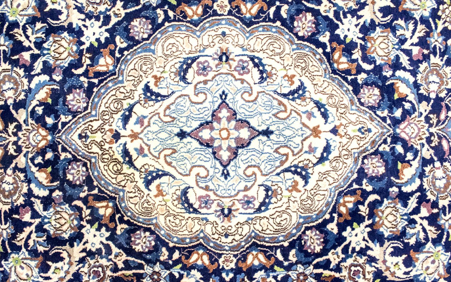 Perserteppich - Nain - Royal 291 x 199 cm Wohnzimmer Teppich