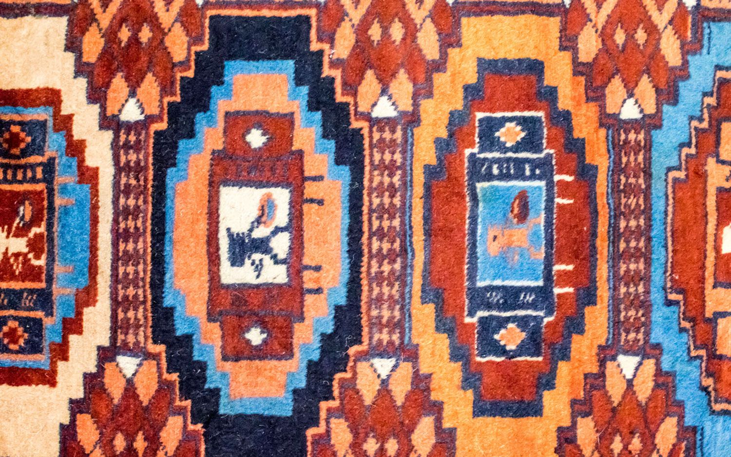 Afghan Teppich 69 x 46 cm