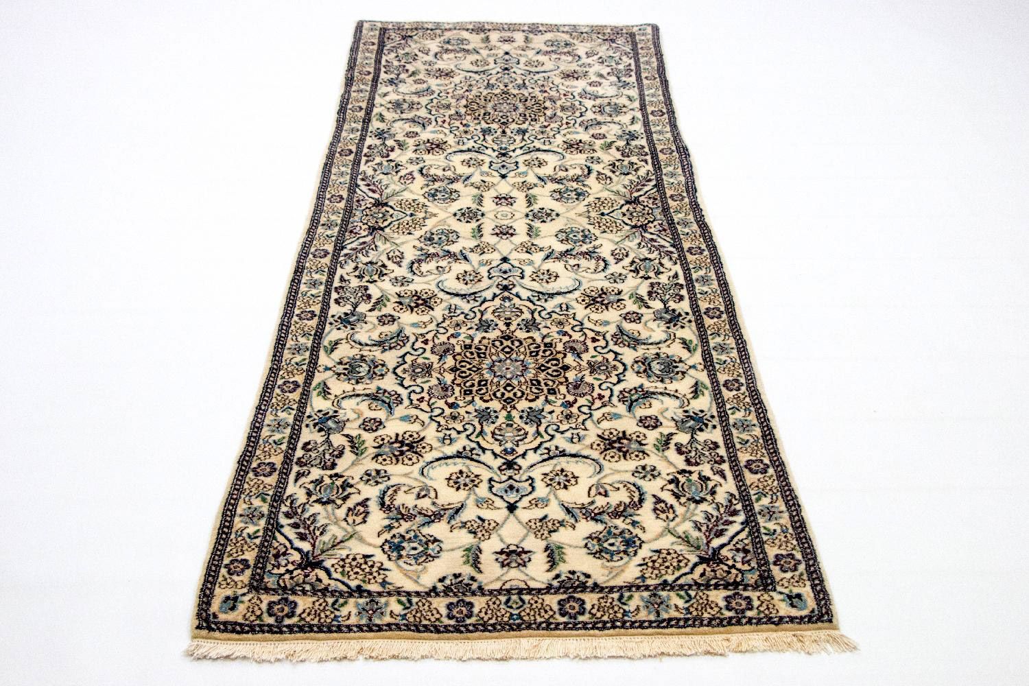 Perserteppich - Nain - Royal 254 x 88 cm Teppich Läufer