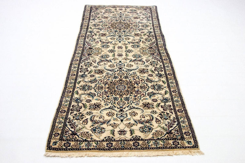 Perserteppich - Nain - Royal 254 x 88 cm Teppich Läufer