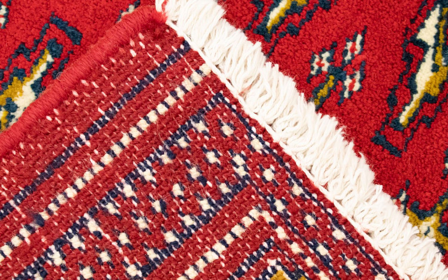 Turkaman Teppich 100 x 50 cm - rot
