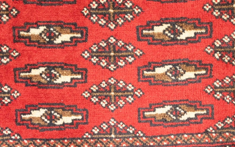 Turkaman Teppich 100 x 50 cm - rot