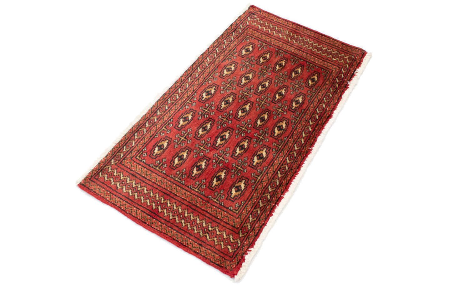 Turkaman Teppich 100 x 50 cm - rot