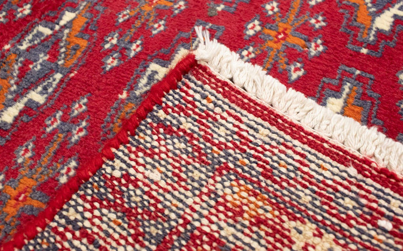 Turkaman Teppich 100 x 50 cm - rot