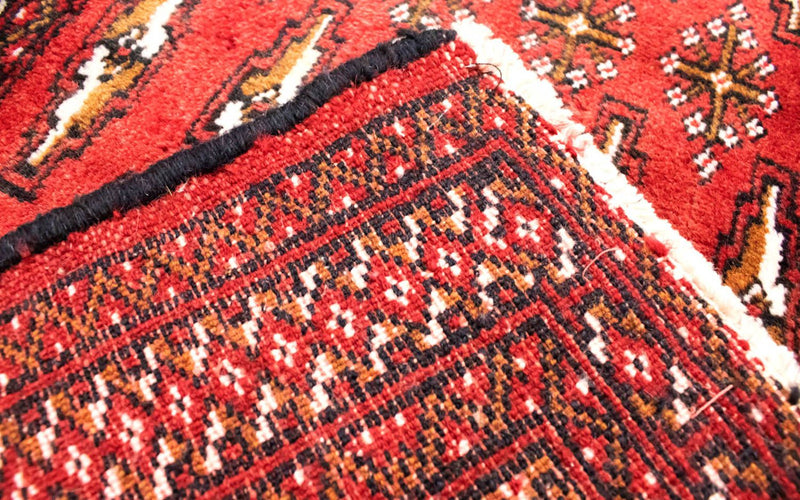 Turkaman Teppich 100 x 50 cm - rot