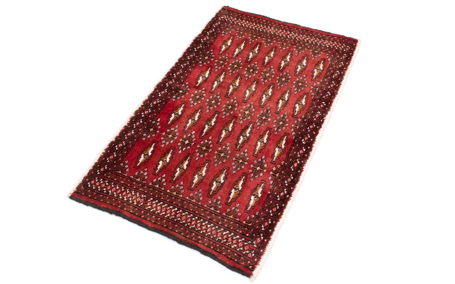 Turkaman Teppich 100 x 50 cm - rot