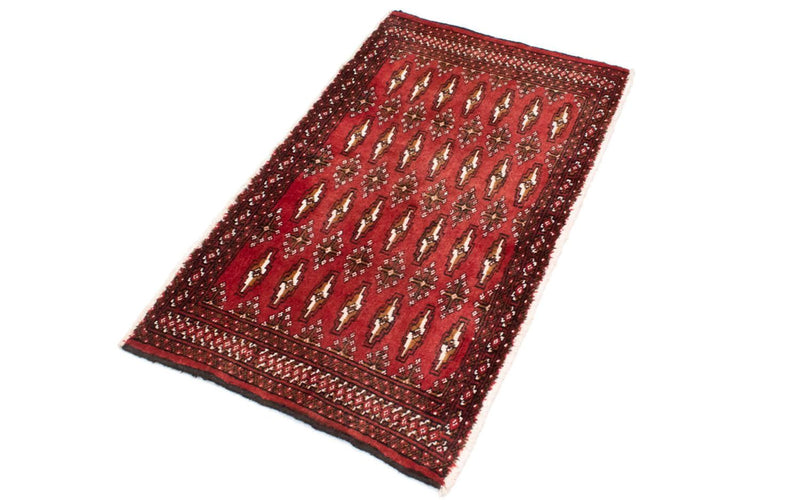 Turkaman Teppich 100 x 50 cm - rot