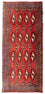 Turkaman Teppich 100 x 50 cm - rot
