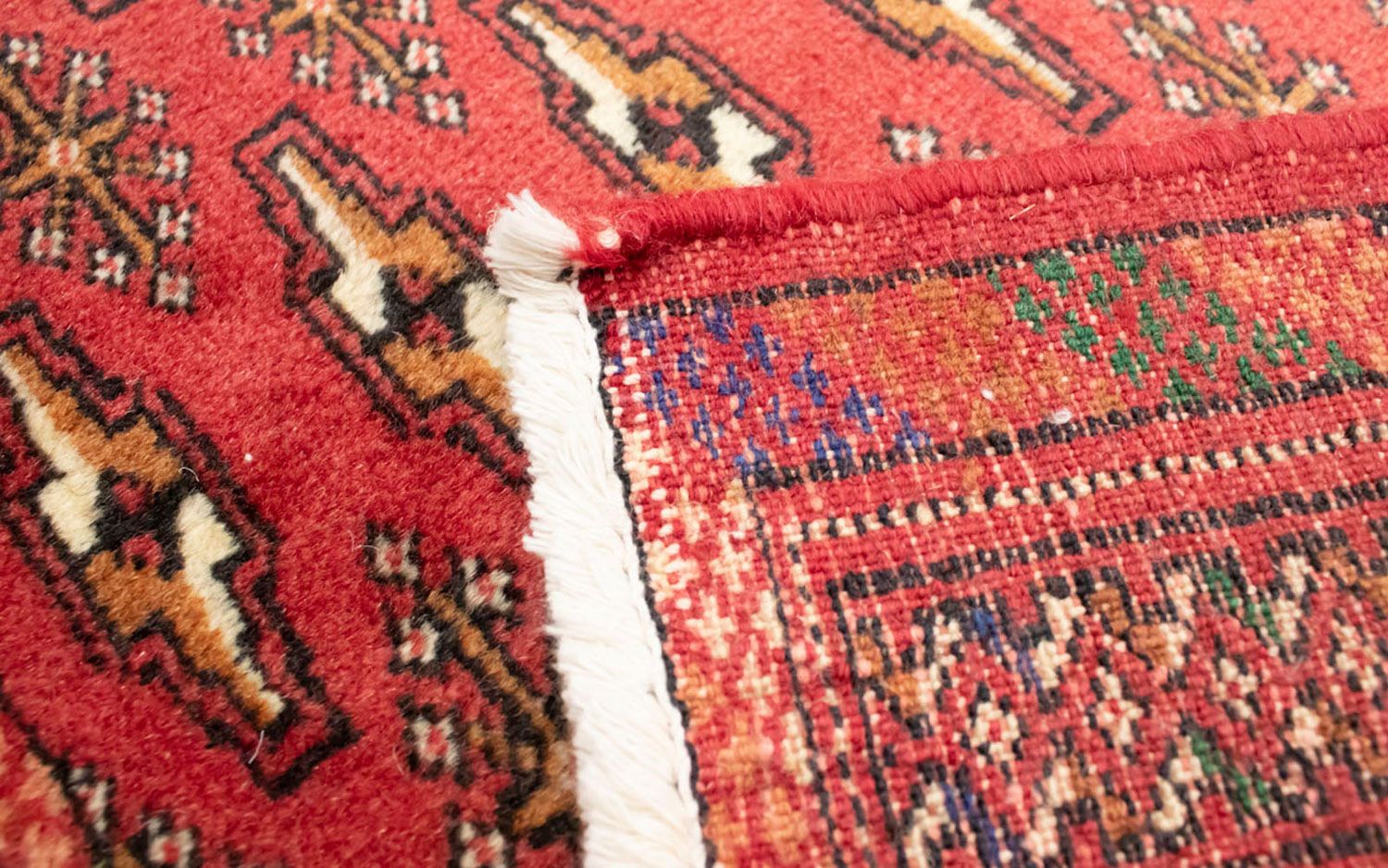 Turkaman Teppich 100 x 50 cm - rot