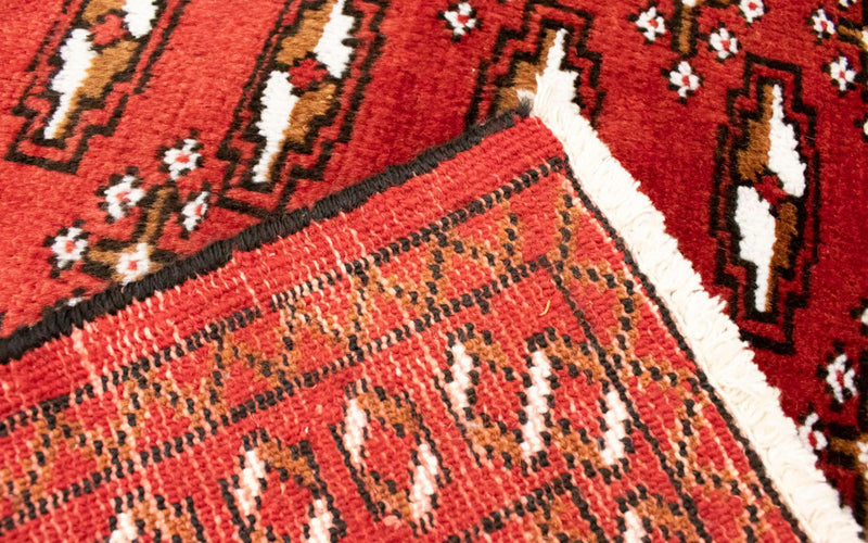 Turkaman Teppich 100 x 50 cm - rot