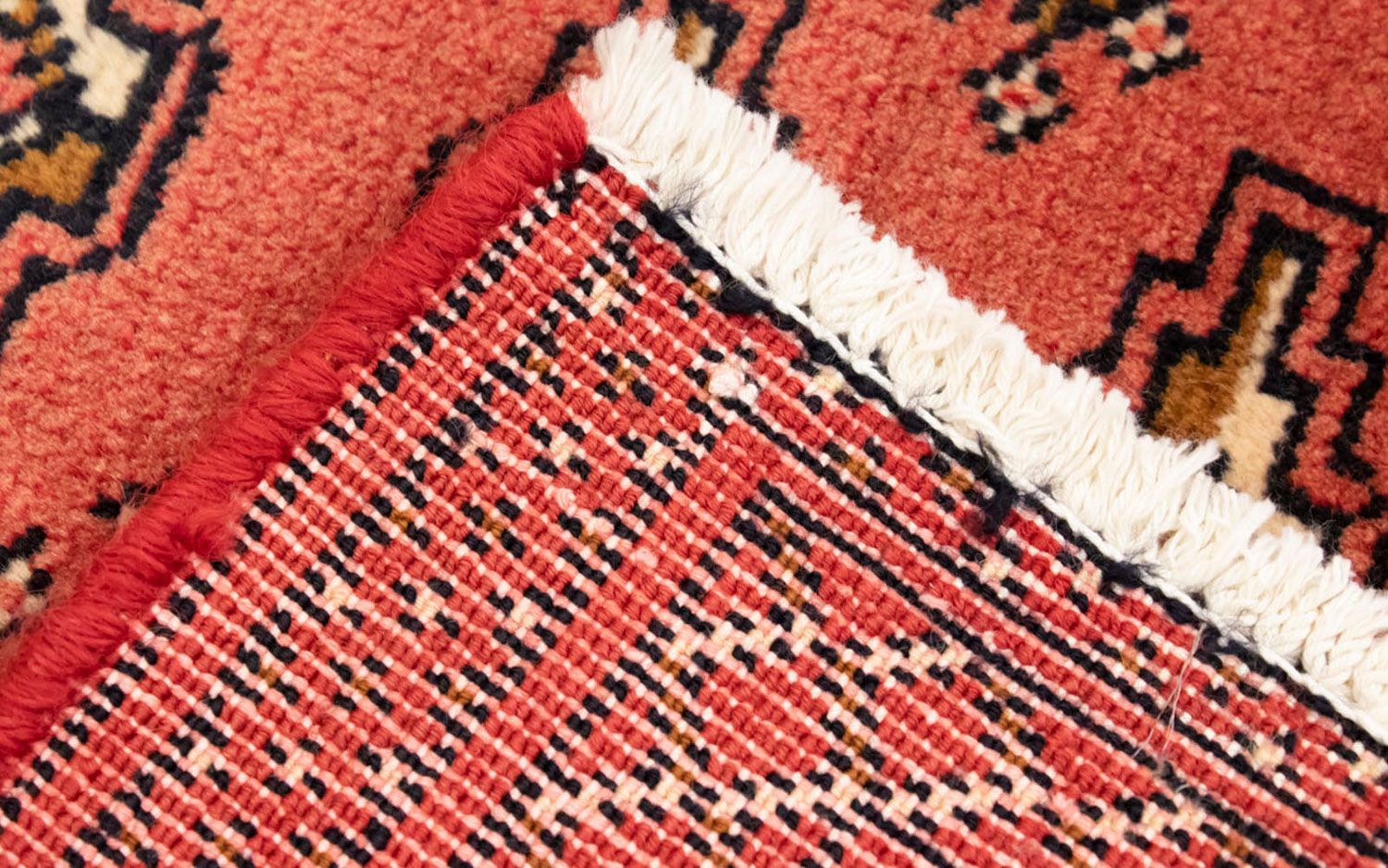 Turkaman Teppich 100 x 50 cm - rot