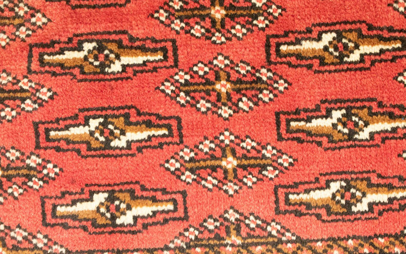Turkaman Teppich 100 x 50 cm - rot