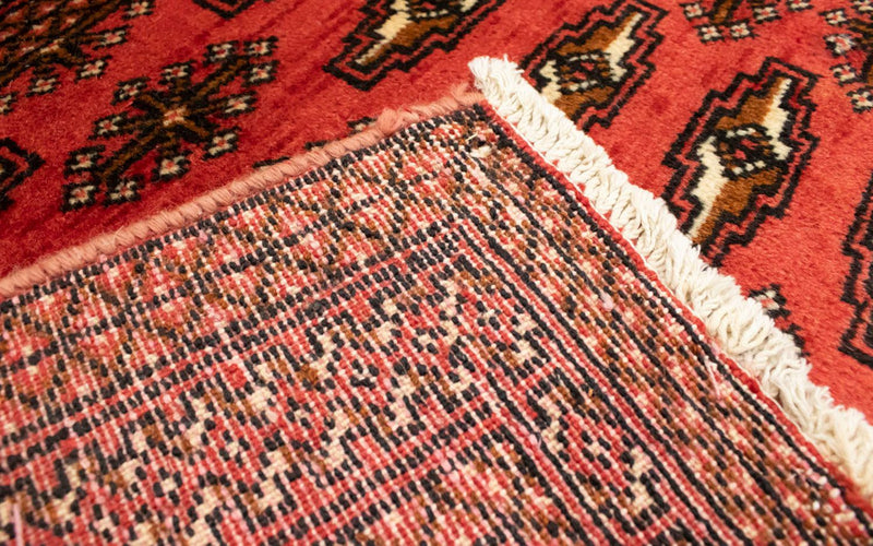 Turkaman Teppich 130 x 60 cm - rot