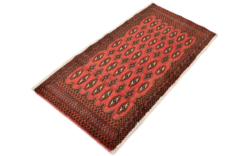 Turkaman Teppich 130 x 60 cm - rot