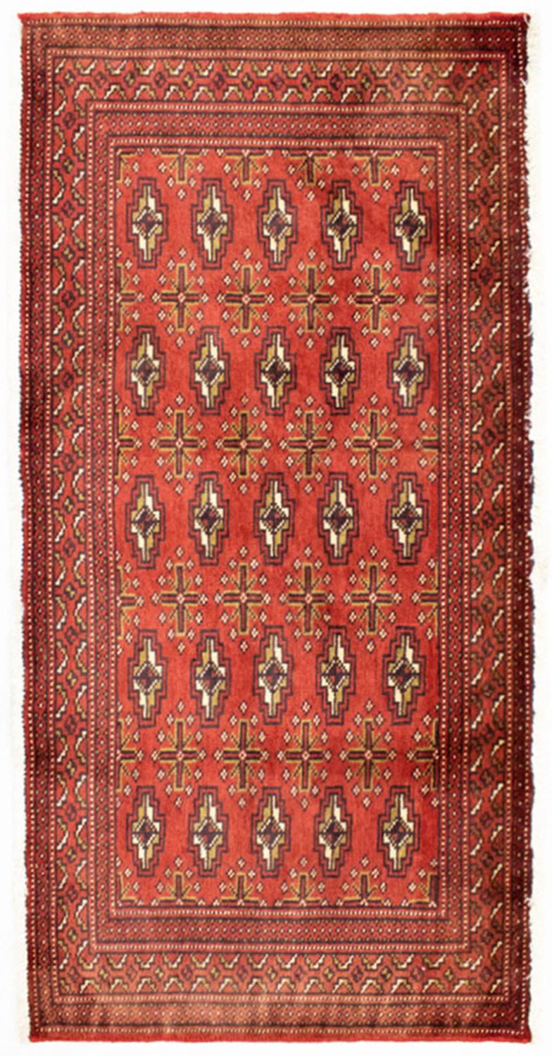 Turkaman Teppich 130 x 60 cm - rost