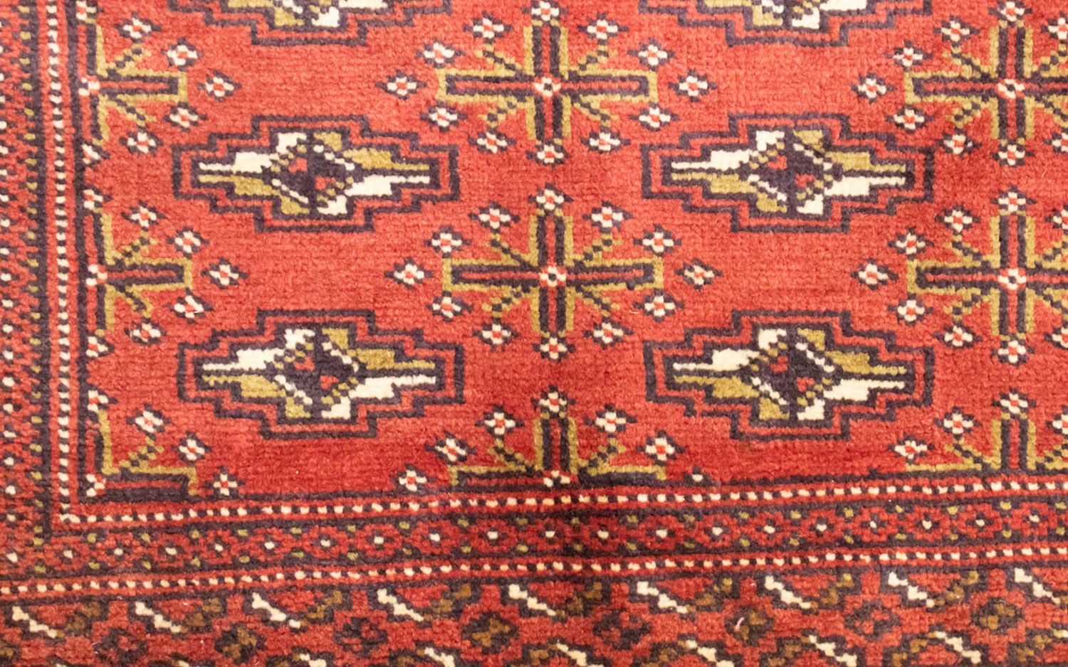 Turkaman Teppich 130 x 60 cm - rost
