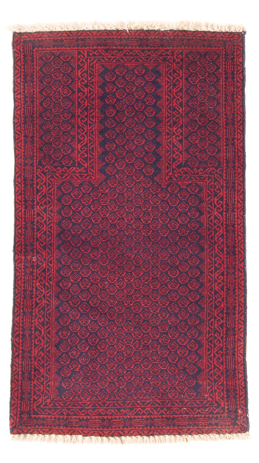 Belutsch Teppich - Gebetsteppich - 140 x 76 cm - blau