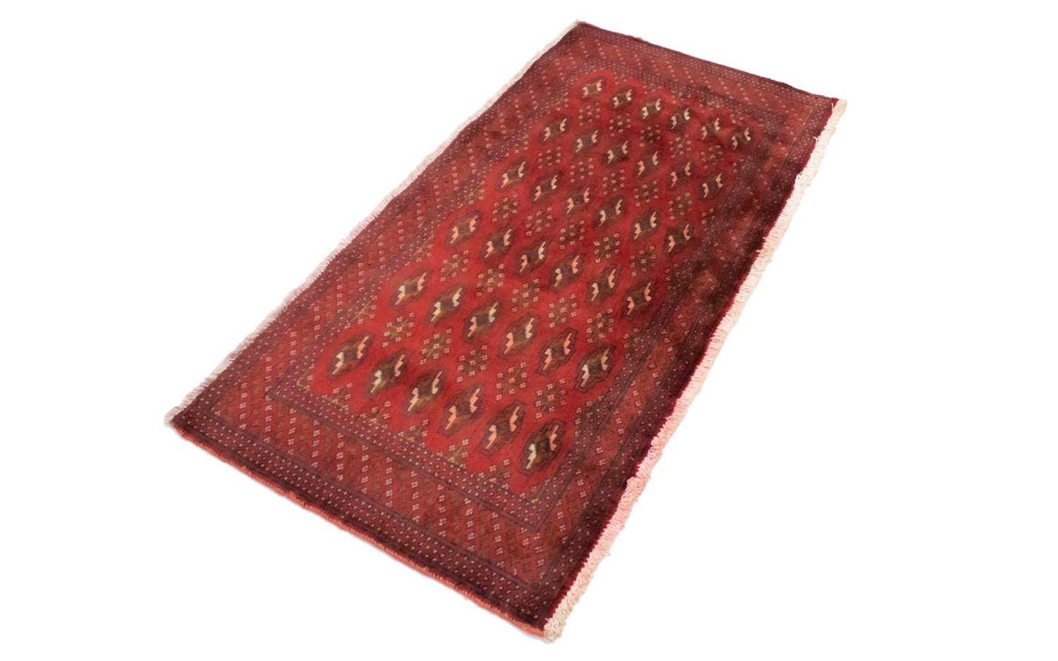 Turkaman Teppich 130 x 60 cm - rot