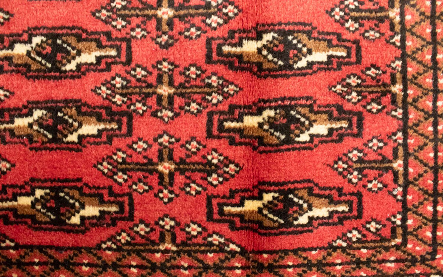 Turkaman Teppich 130 x 60 cm - rot