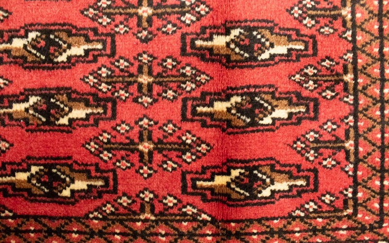 Turkaman Teppich 130 x 60 cm - rot