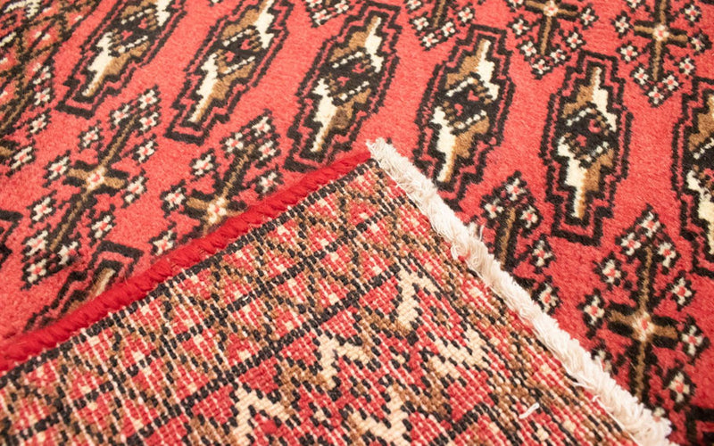 Turkaman Teppich 130 x 60 cm - rot